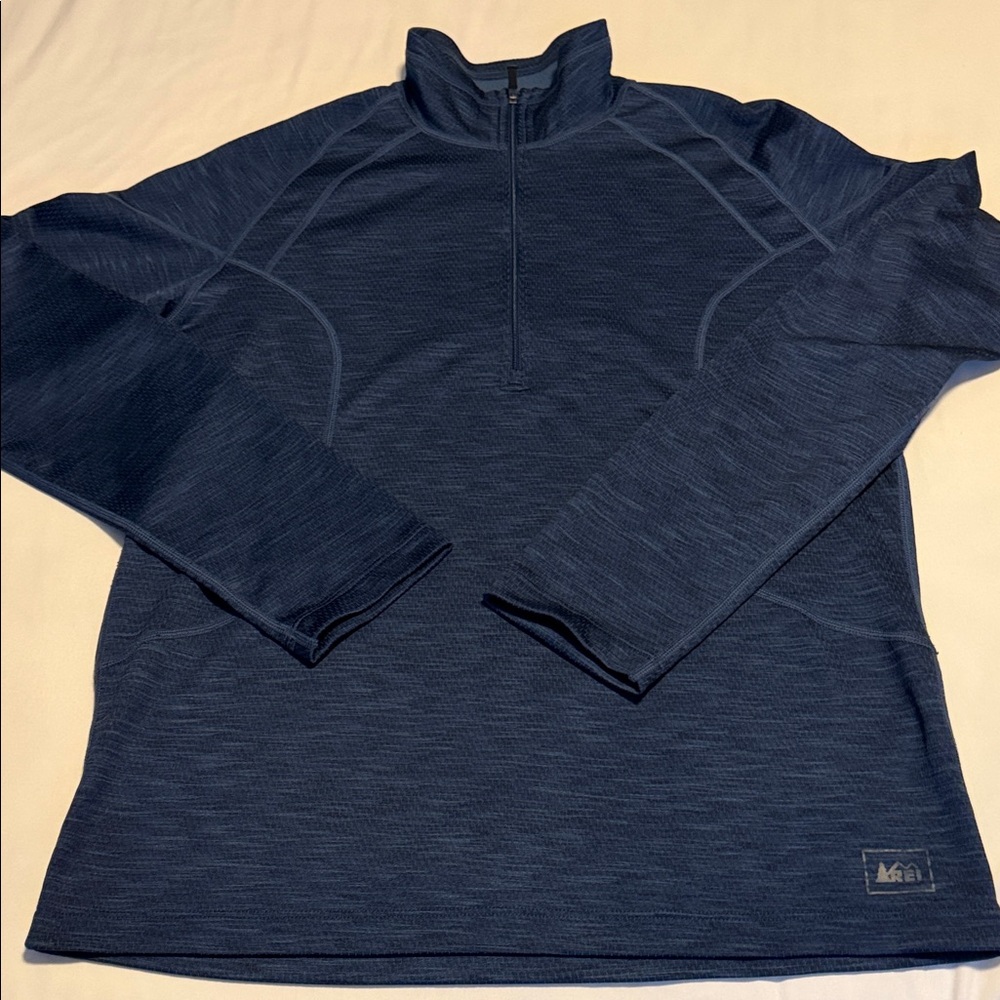 Men’s REI Navy Quarter-Zip Pullover